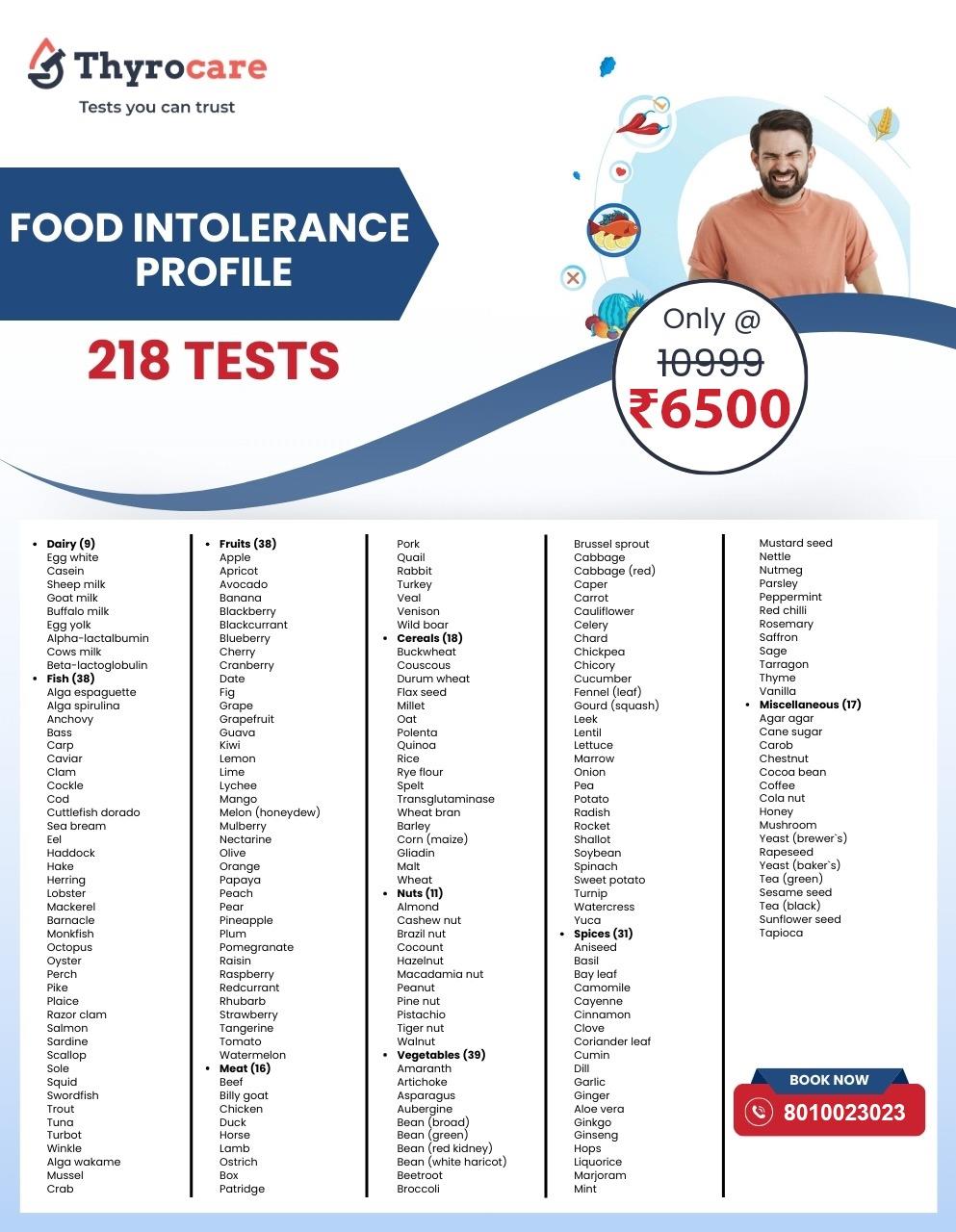 FOOD INTOLERANCE PROFILE