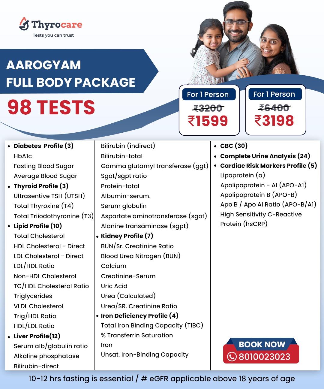 AAROGYAM FULL BODY PACKAGE