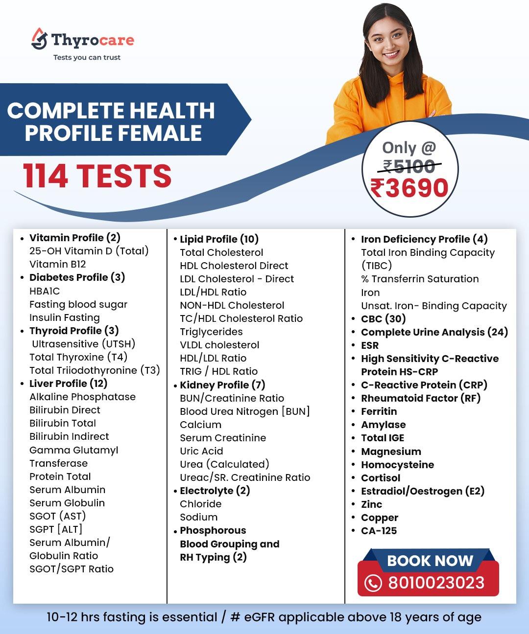 COMPLETE HEALTH PROFILE FEMALE