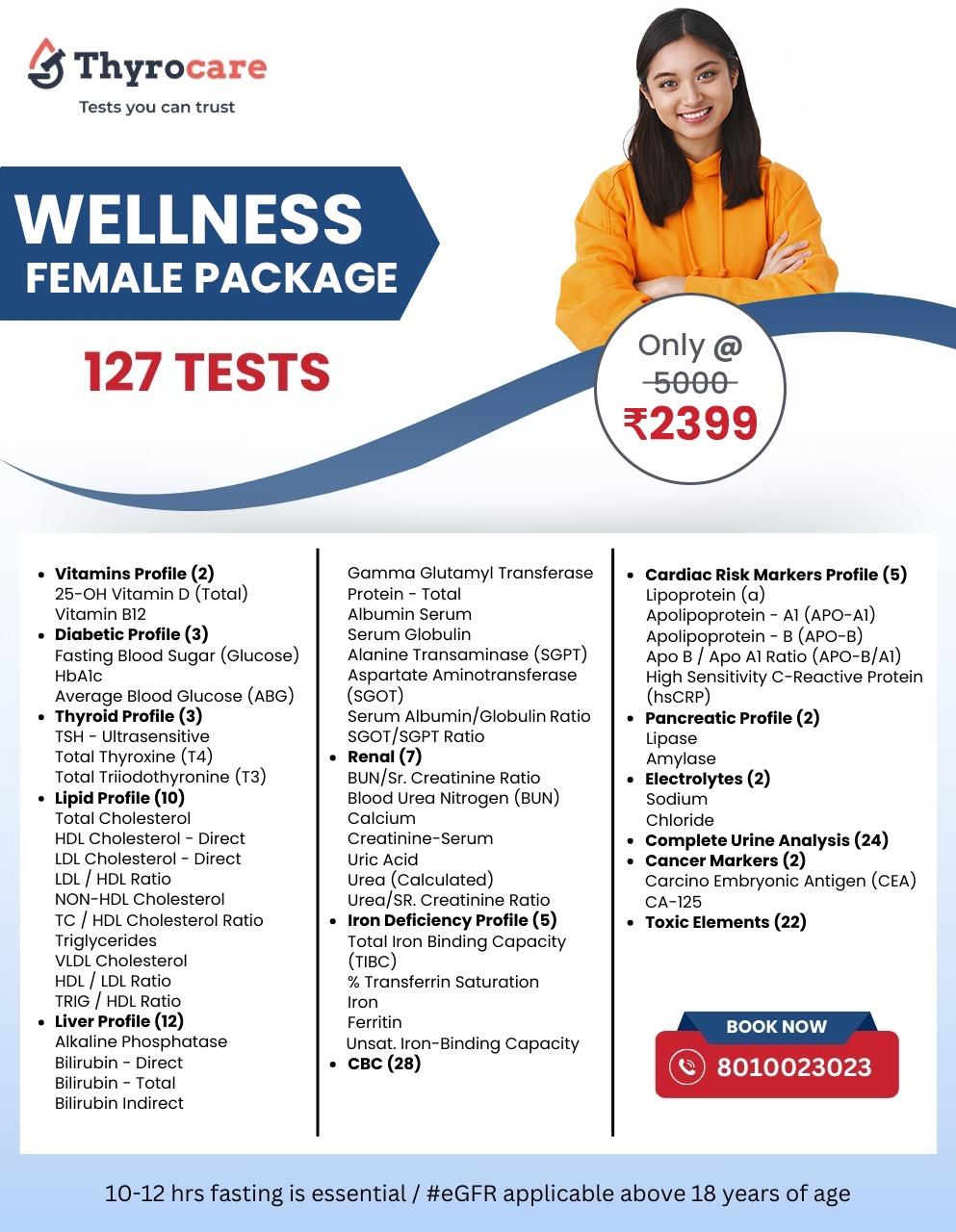 WELLNESS FEMALE PACKAGE
